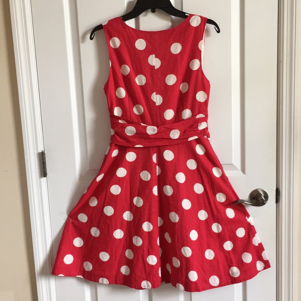 Pretty Lady Red and White Polka dot dress♥️ - Picture 5 of 5